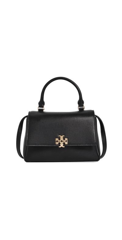 Tory Burch Tory Burch Mini Charlie Crossbody Bag Black One