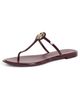 Tory Burch Tory Burch Mini Miller Jelly Sandals Dried Currant - 1