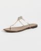 Tory Burch Tory Burch Mini Miller Jelly Sandals Transparent Almond Flour - 2