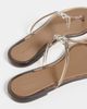 Tory Burch Tory Burch Mini Miller Jelly Sandals Transparent Almond Flour - 4