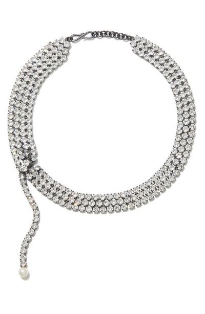 Tory Burch Tory Burch Moondance Faux Pearl Collar Necklace