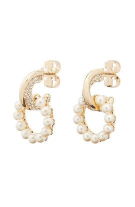 Tory Burch Tory Burch Moondance Faux Pearl Doorknocker Earrings