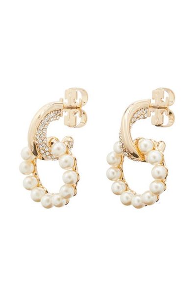 Tory Burch Tory Burch Moondance Faux Pearl Doorknocker Earrings