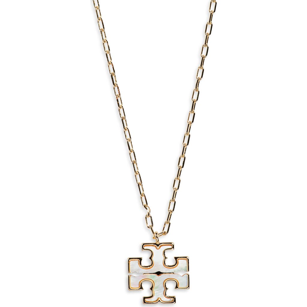 Tory Burch Tory Burch Moondance Mother of Pearl Pendant Necklace