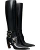Tory Burch Tory Burch Multi Buckle Knee High Boot - 1