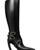 Tory Burch Tory Burch Multi Buckle Knee High Boot - 2