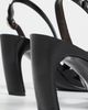Tory Burch Tory Burch Multi Buckle Slingback Leather Heels 75mm PERFECT BLACK / SILVER - 4