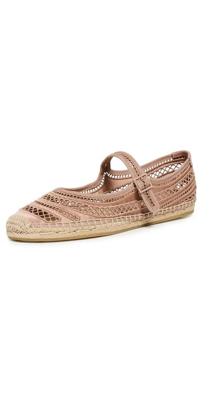 Tory Burch Tory Burch Open Weave Mary Jane Espadrilles Vintage Mauve