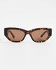 Tory Burch Tory Burch Oval Sunglasses Dark Tortoise One - 2