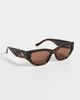 Tory Burch Tory Burch Oval Sunglasses Dark Tortoise One - 4