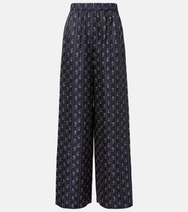 Tory Burch Tory Burch Paisley jacquard wide-leg pants