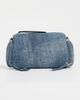 Tory Burch Tory Burch Perry Denim Print Suede Voyager Camera Bag Blue Jean One - 2