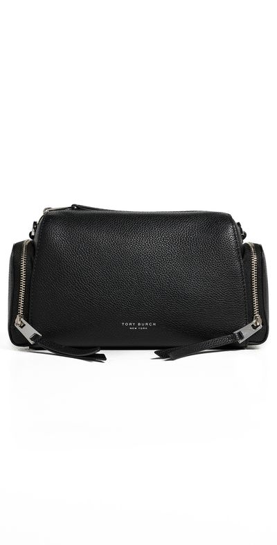 Tory Burch Tory Burch Perry Voyager Handbag Black One