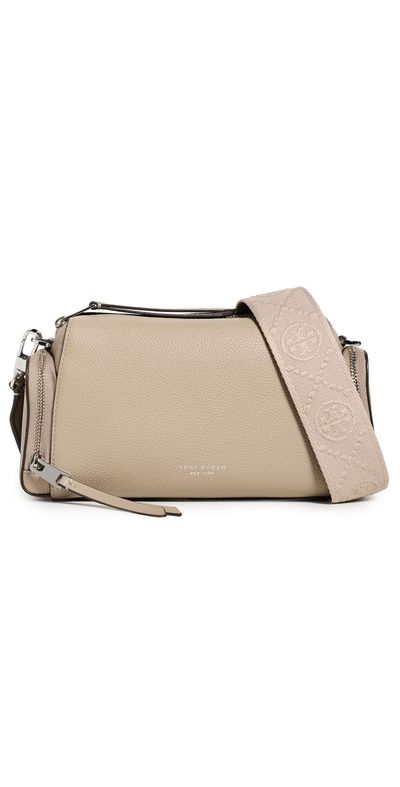 Tory Burch Tory Burch Perry Voyager Handbag Soft Cement One