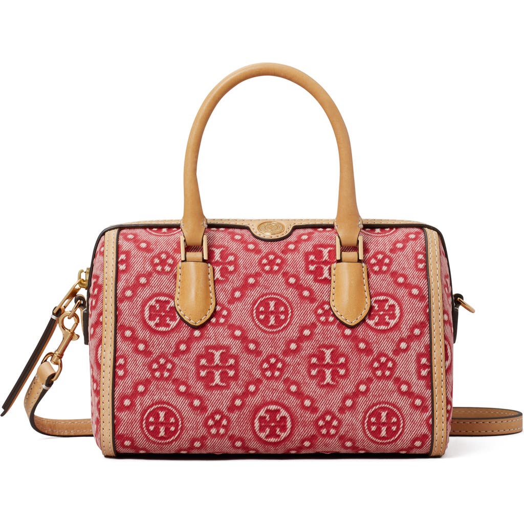 Tory Burch Tory Burch Petite T Monogram Jacquard Barrel Bag