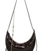 Tory Burch Tory Burch Pierced Croc-Embossed Crossbody Bag Cocoa One - 1