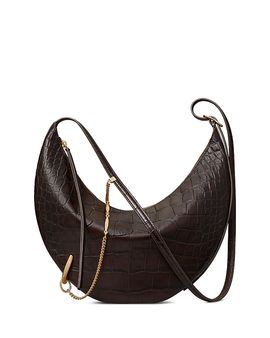 Tory Burch Tory Burch Pierced Embossed Leather Crossbody