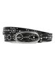 Tory Burch Tory Burch Pierced Studded Belt Black / Silver - 1