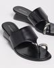 Tory Burch Tory Burch Pierced Wedge Sandals 45mm Perfect Black - 5