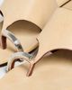 Tory Burch Tory Burch Pierced Wedge Sandals Smoky Tan - 6