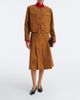 Tory Burch Tory Burch Pleated cotton corduroy midi skirt - 2