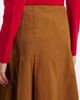 Tory Burch Tory Burch Pleated cotton corduroy midi skirt - 5