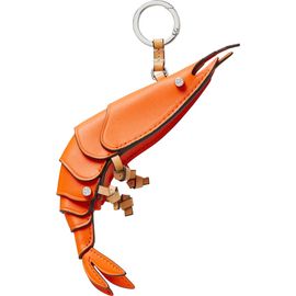 Tory Burch Tory Burch Prawn Leather Key Fob