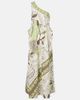 Tory Burch Tory Burch Printed belted cotton-blend maxi dress - 1