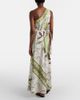 Tory Burch Tory Burch Printed belted cotton-blend maxi dress - 3