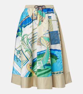 Tory Burch Tory Burch Printed midi skirt