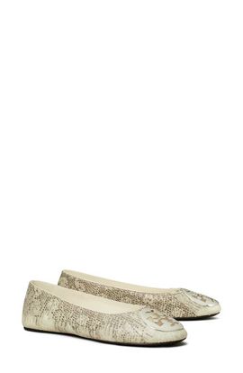 Tory Burch Tory Burch Reva Leather Ballet Flat
