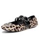Tory Burch Tory Burch Reva Punk Travel Ballet Flats CHEETAH SPOTS / SILVER - 1