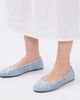 Tory Burch Tory Burch Reva Travel Ballet Flats Blue Cloud - 3