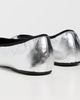 Tory Burch Tory Burch Reva Travel Ballet Flats Silver - 4