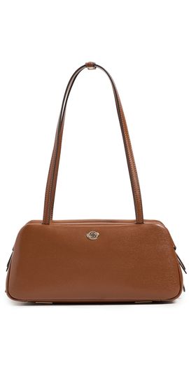 Tory Burch Tory Burch Robinson Satchel Shoulder Bag Aged Tan One