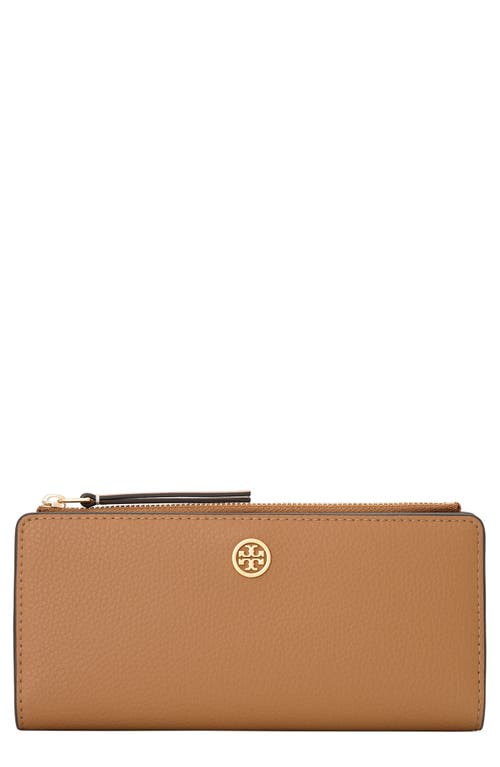 Tory Burch Tory Burch Robinson Slim Pebble Leather Bifold Wallet