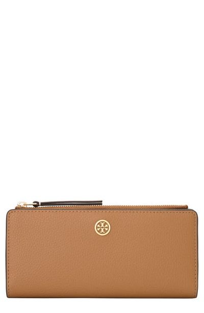 Tory Burch Tory Burch Robinson Slim Pebble Leather Bifold Wallet