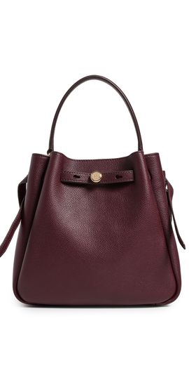 Tory Burch Tory Burch Romy Bucket Bag Dark Carmine One