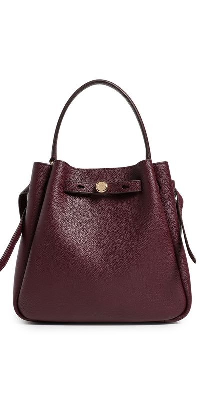 Tory Burch Tory Burch Romy Bucket Bag Dark Carmine One