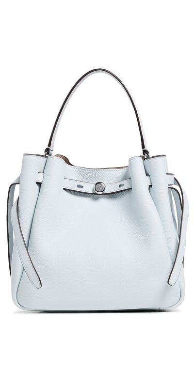 Tory Burch Tory Burch Romy Bucket Bag Light Blue One