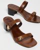 Tory Burch Tory Burch Romy City Sandals Deep Cuoio - 5
