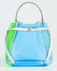 Tory Burch Tory Burch Romy Colorblock Jelly Bucket Bag Multi One - 2