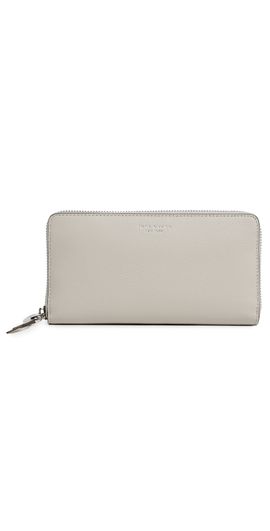Tory Burch Tory Burch Romy Continental Zip Wallet Dove Gray One