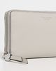 Tory Burch Tory Burch Romy Continental Zip Wallet Dove Gray One - 4