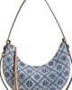 Tory Burch Tory Burch Romy Denim Half Moon Bag Powder Blue One - 1