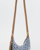 Tory Burch Tory Burch Romy Denim Half Moon Bag Powder Blue One - 4