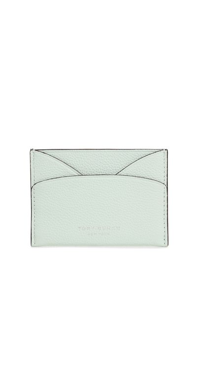 Tory Burch Tory Burch Romy Flat Card Case Light Green One