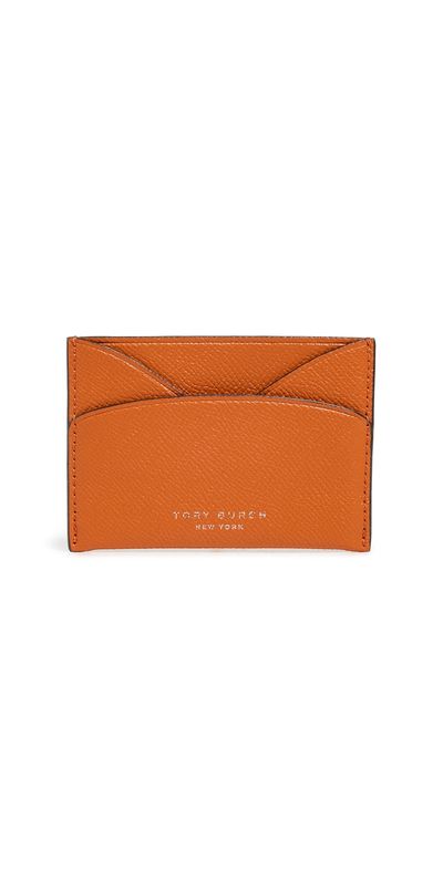 Tory Burch Tory Burch Romy Flat Card Case Orange One