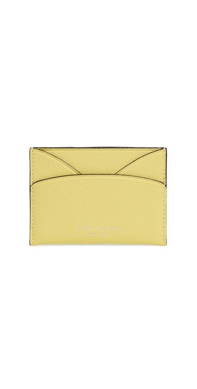 Tory Burch Tory Burch Romy Flat Card Case Yellow Sky One