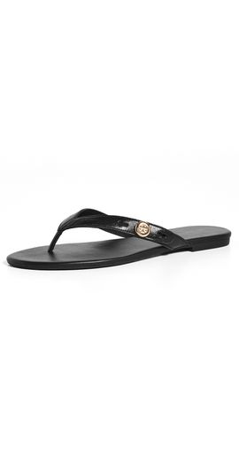Tory Burch Tory Burch Romy Flip Flops Perfect Black